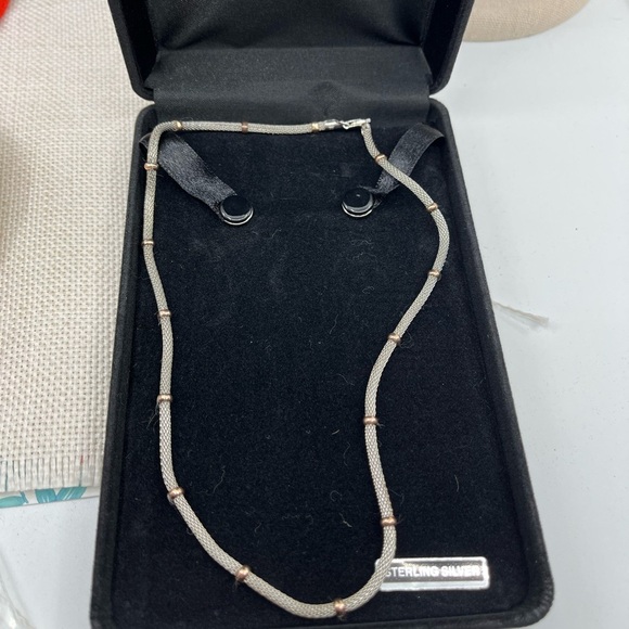 Vintage 925 Sterling Silver MILOR Italy Necklace – Estate Collection - Picture 12 of 14